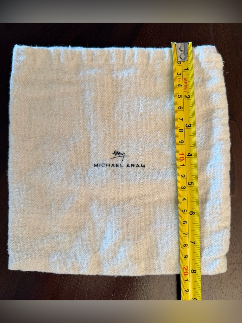 Michael Aram dust bag 8x8 - Picture 2 of 2